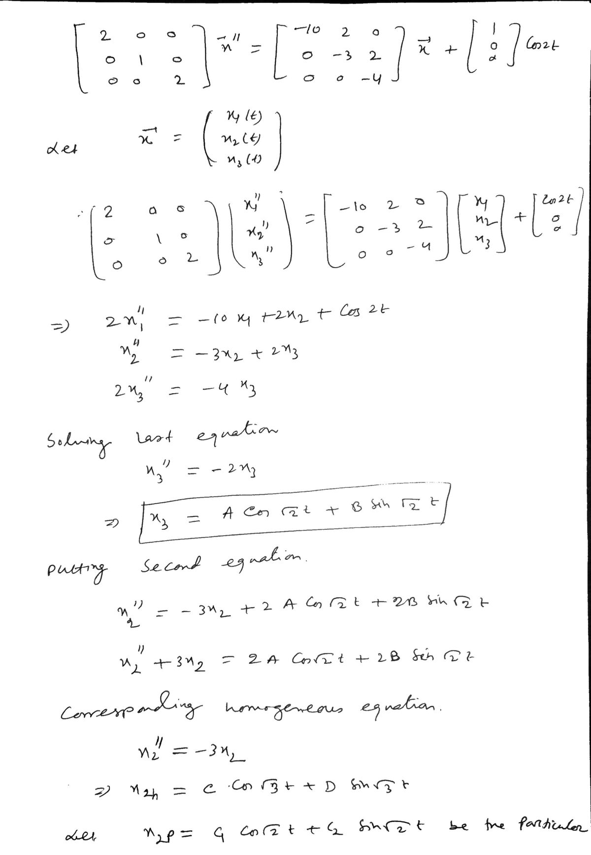 Advanced Math homework question answer, step 1, image 1